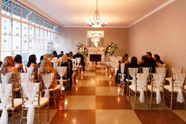 Copy of Solarium, ceremony set for 80 guests